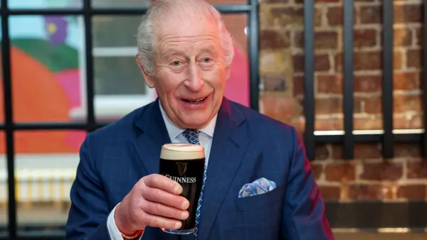 King Charles Pours a "Perfect Pint" at New Guinness Brewery in Covent Garden
